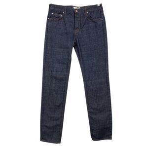 Wesc Eddy Jean Button Fly Slim Fit Size 30 Dark Wash